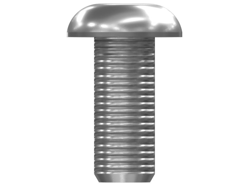 Винт с пуговичной головкой длиной 12 мм