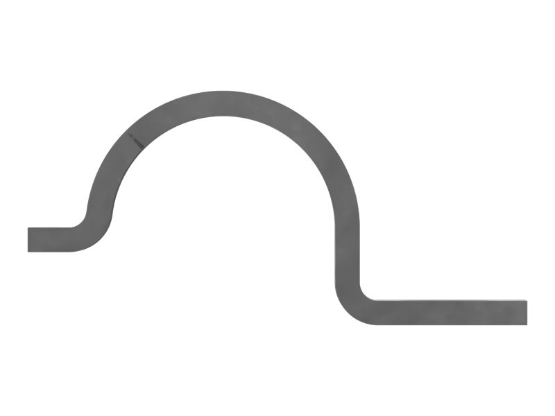 Зажим с половинным пазом внутреннего диаметра 37,00 мм