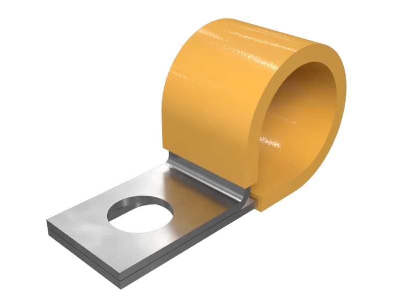 6D-4244: 22,22 mm vnitřní průměr klip s jednou trubkou