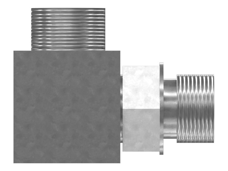Коленчатый переходник 90 градусов, резьба 3/4-16 х 13/16-16