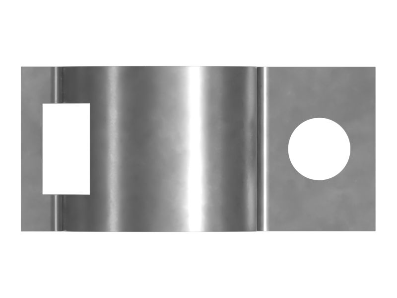 Зажим с половинным пазом внутреннего диаметра 37,00 мм