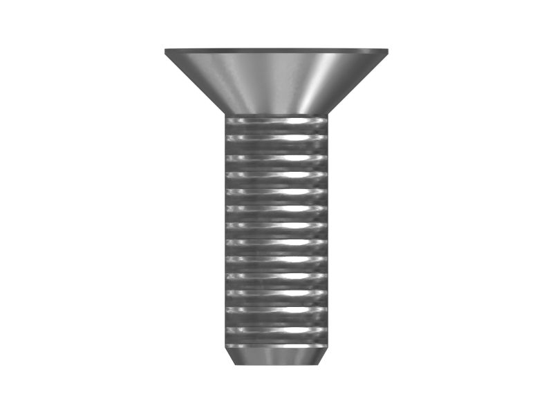 Винт с плоской головкой, длина 16 мм