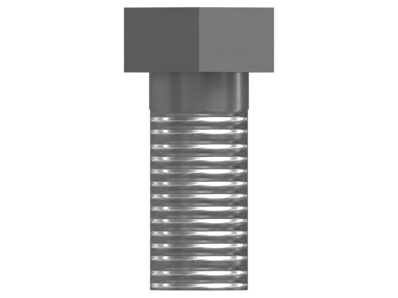 Болт с шестигранной головкой с резьбой M16X2