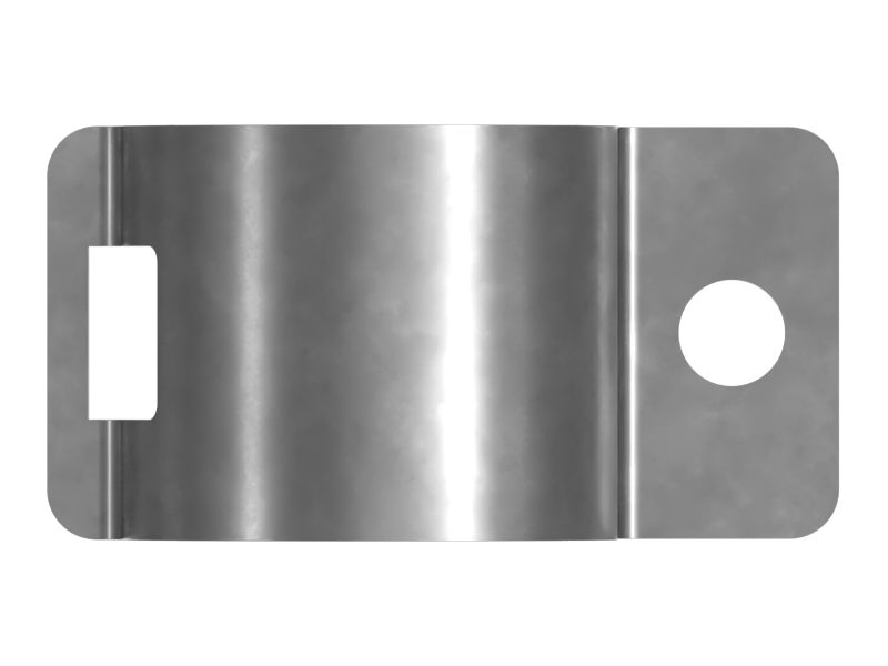 Полузажим с пазом с внутренним диаметром 52,00 мм