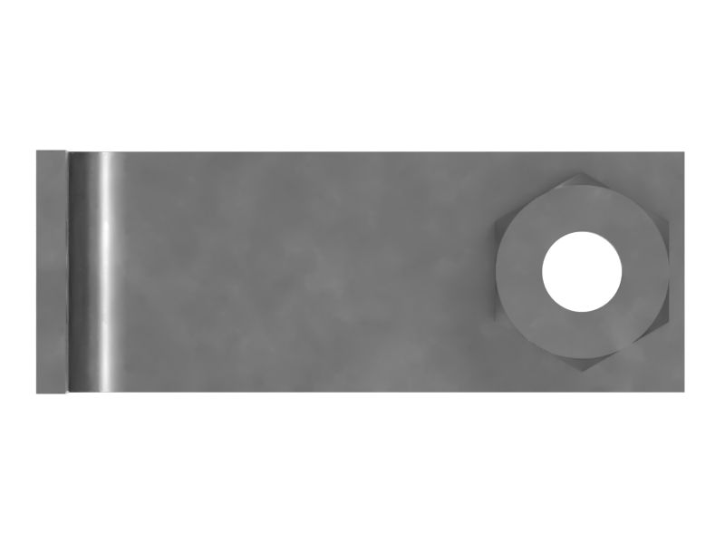 Монтажный кронштейн толщиной 3 мм под углом 90 градусов