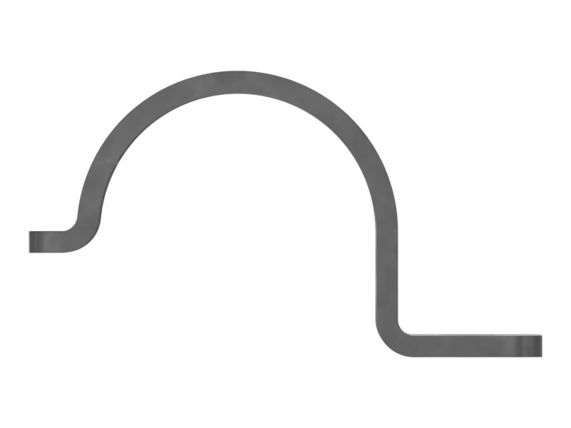 Полузажим с пазом с внутренним диаметром 52,00 мм