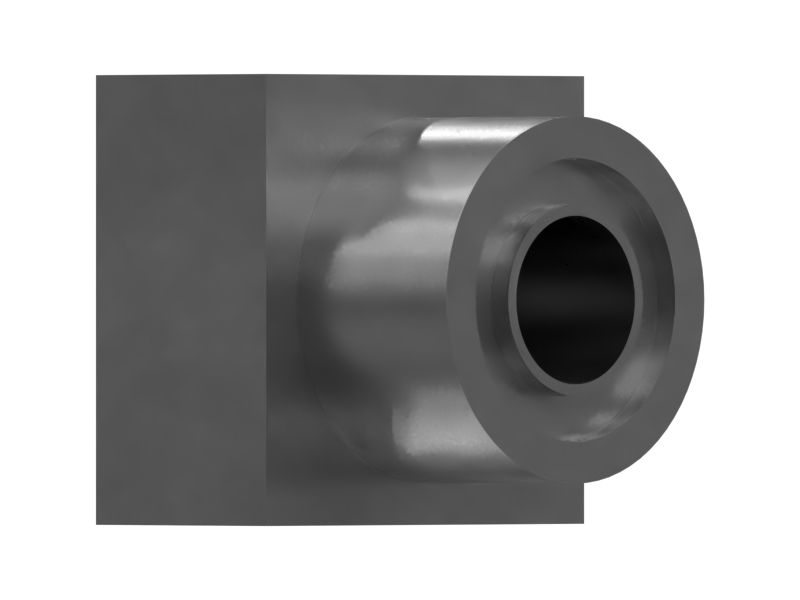 Переходной коленчатый патрубок 45° (ORFS/STOR)