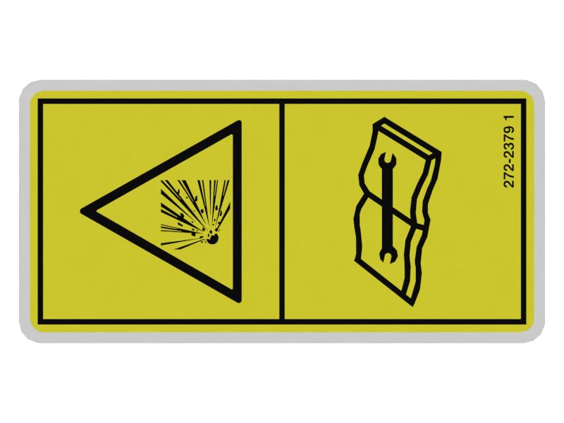 НАКЛЕЙКА ПРЕДУПРЕДИТЕЛЬНАЯ ВНЕШНЯЯ