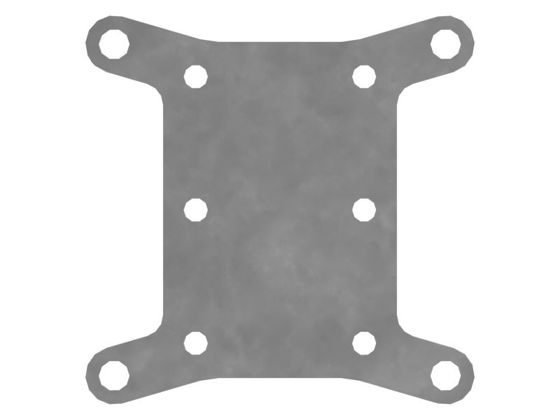 5mm Thick Display Monitor Mount Plate