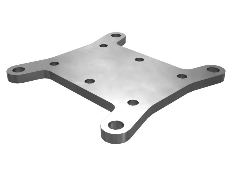 593-1132: 5mm Thick Display Monitor Mount Plate