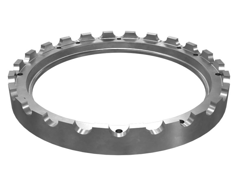 Кольцо из пластичного чугуна с наружным диаметром 412 мм