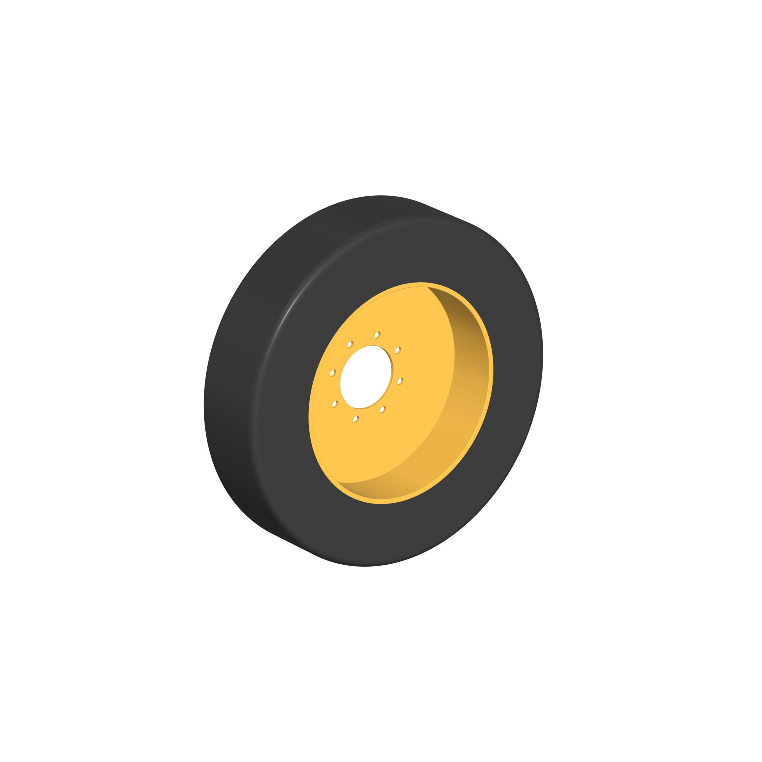 Цельный элемент — обод и шина в сборе