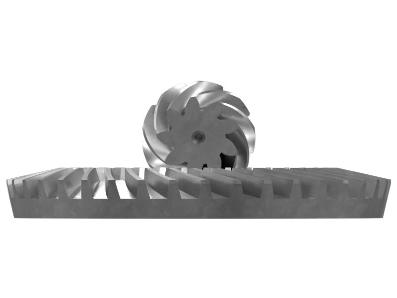 Спиральное коническое зубчатое колесо с 38 зубьями