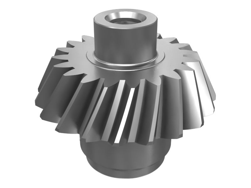 Спиральная коническая шестерня с 20 зубьями и чашечная заглушка