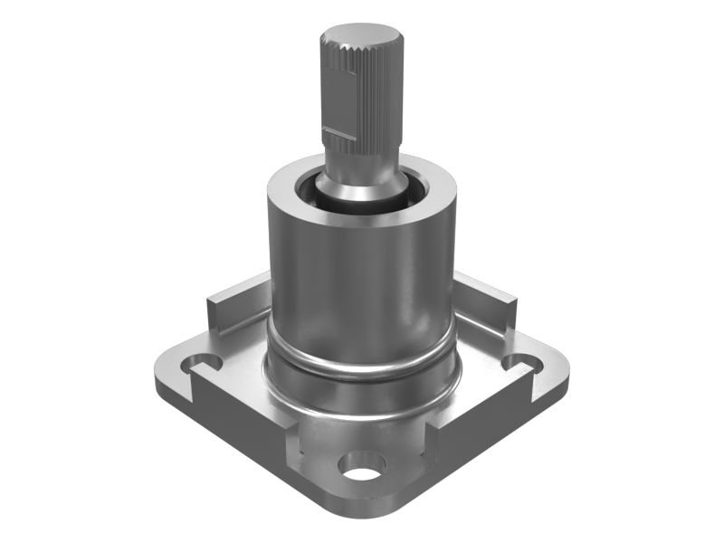 Рулевая колонка с прямыми зубьями