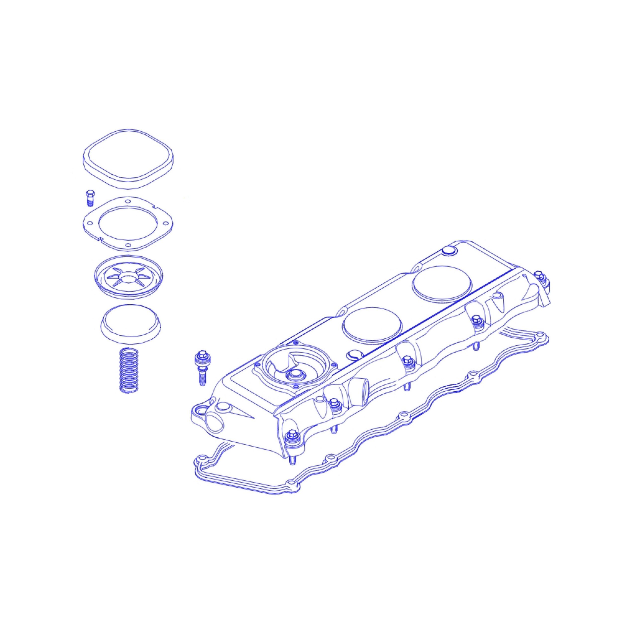 308-1792: Крышка головки блока цилиндров