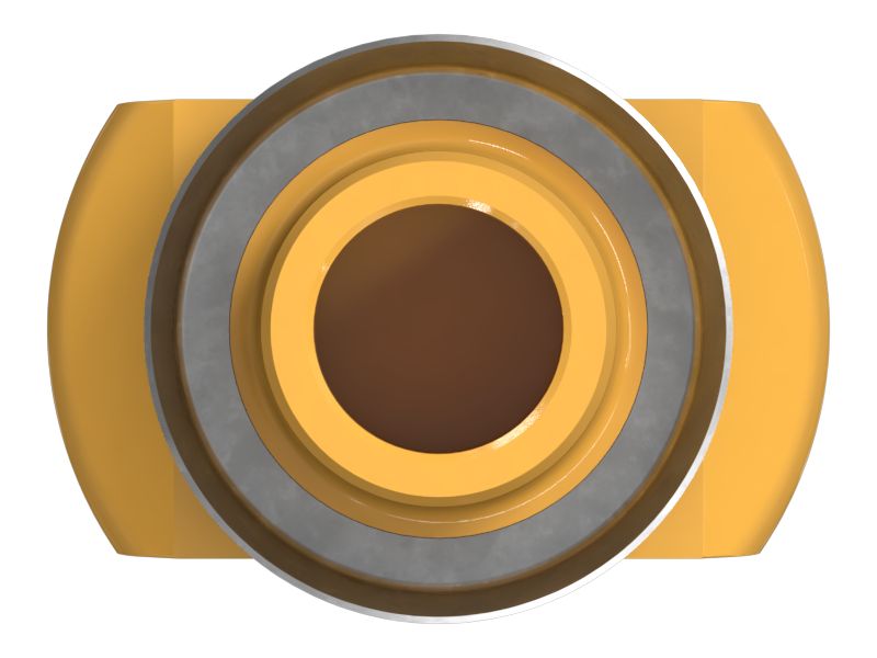 Вилка приводного вала с 46 внутренними шлицевыми зубьями