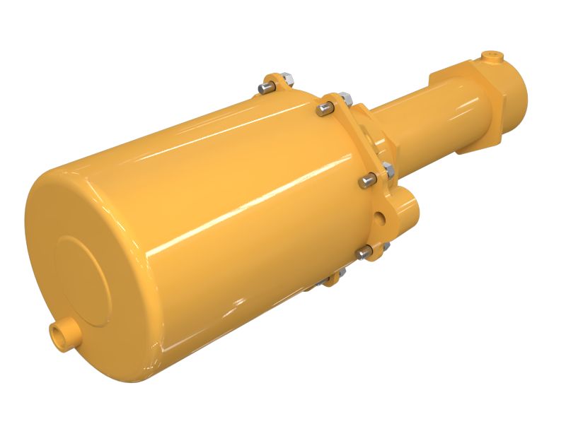 Группа цилиндров — обдув воздухом гидравлики