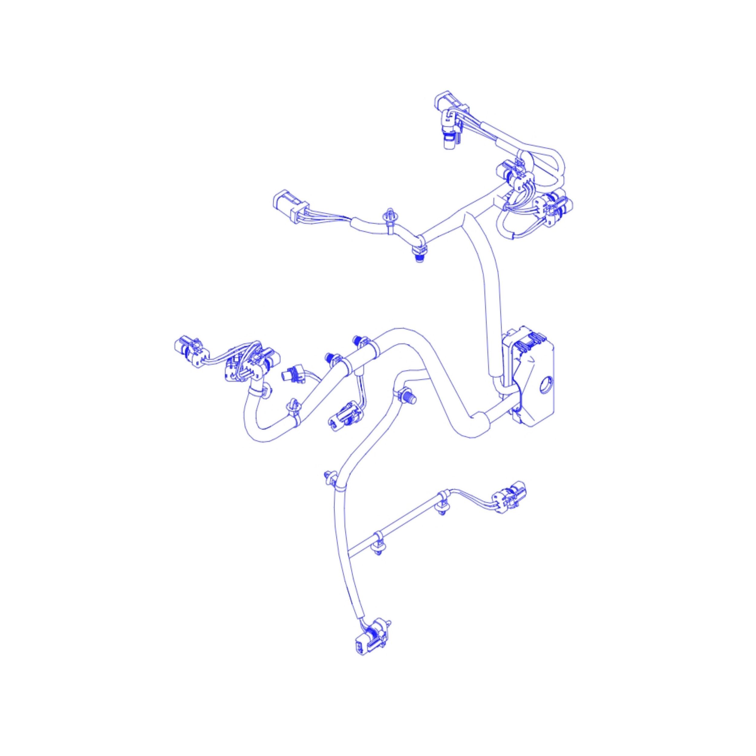 Жгут проводов двигателя в сборе