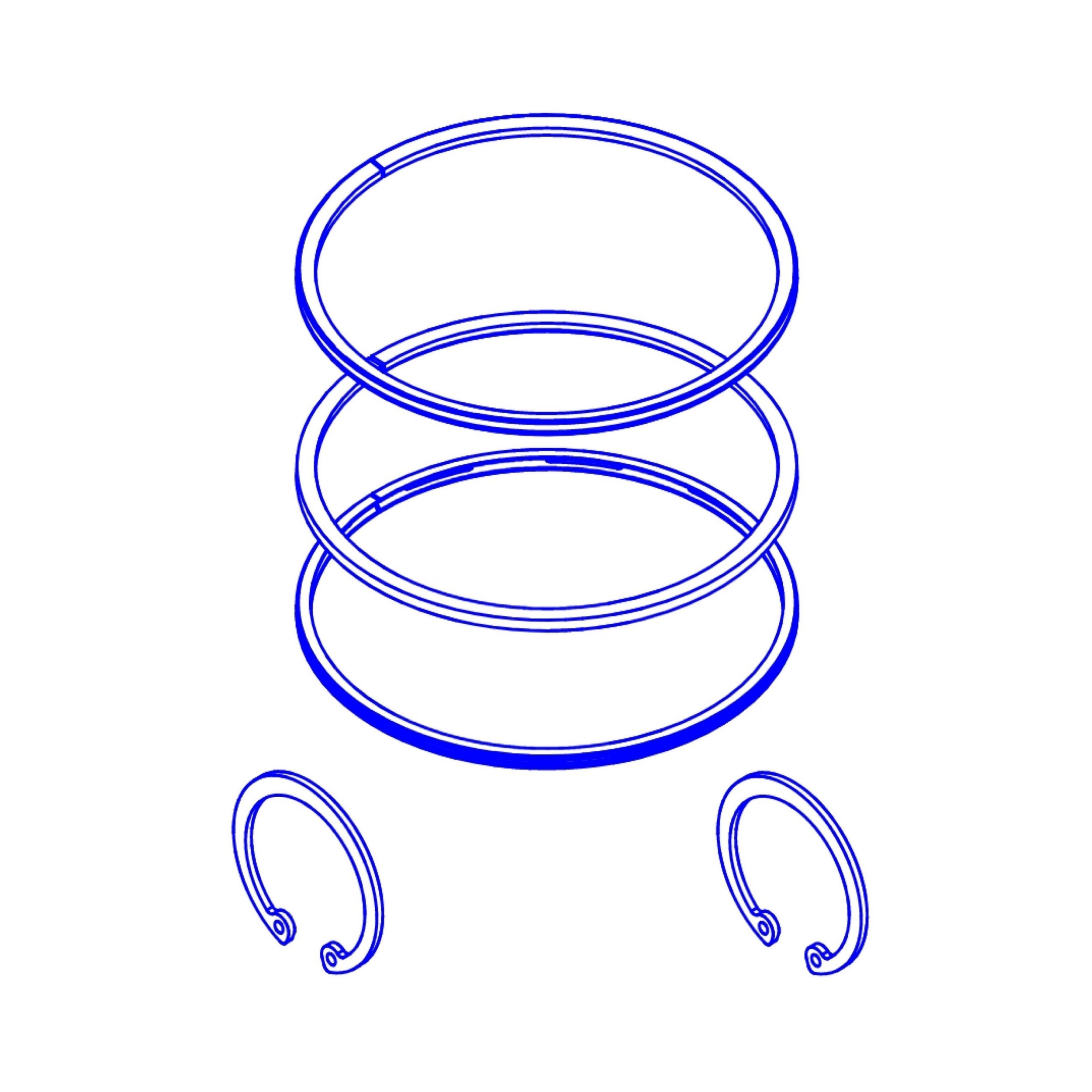 КОМПЛЕКТ ПОРШНЯ И КОЛЕЦ