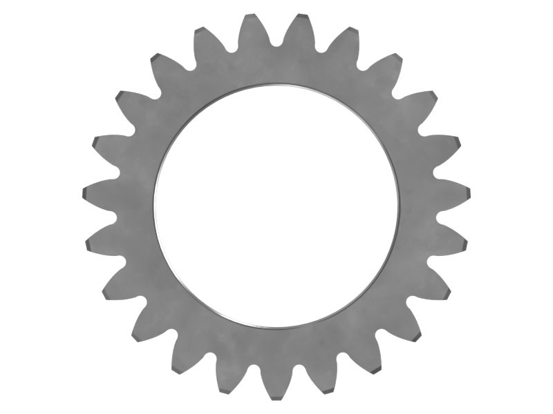 Планетарная передача с 23 внешними цилиндрическими зубьями