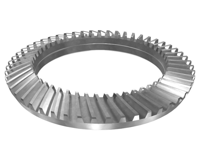 Спиральнозубое коническое зубчатое колесо с 53 зубьями