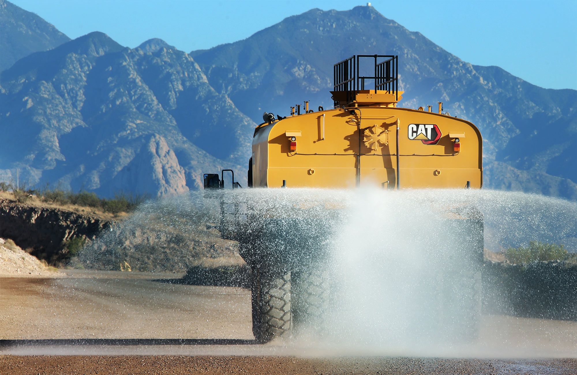 Cat 777 water solutions truck
