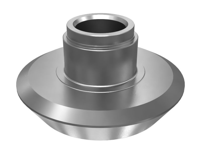 Коническая шестерня с чашечной заглушкой