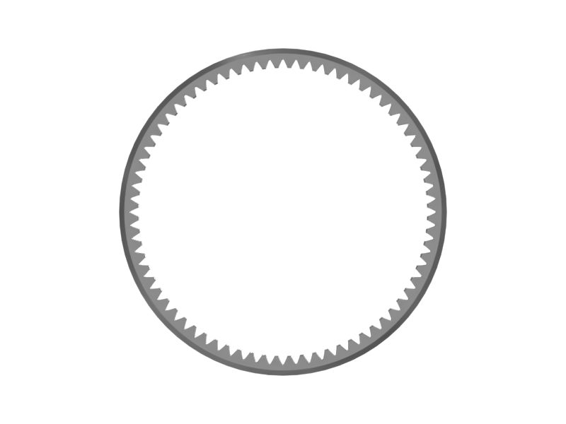 Стальной зубчатый венец с наружным диаметром 990,50 мм