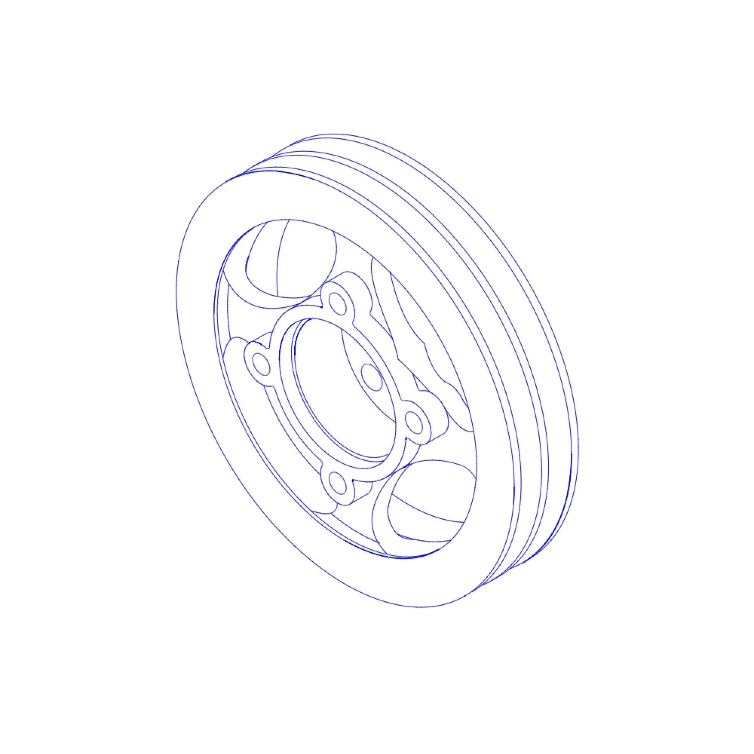 Шкив коленчатого вала