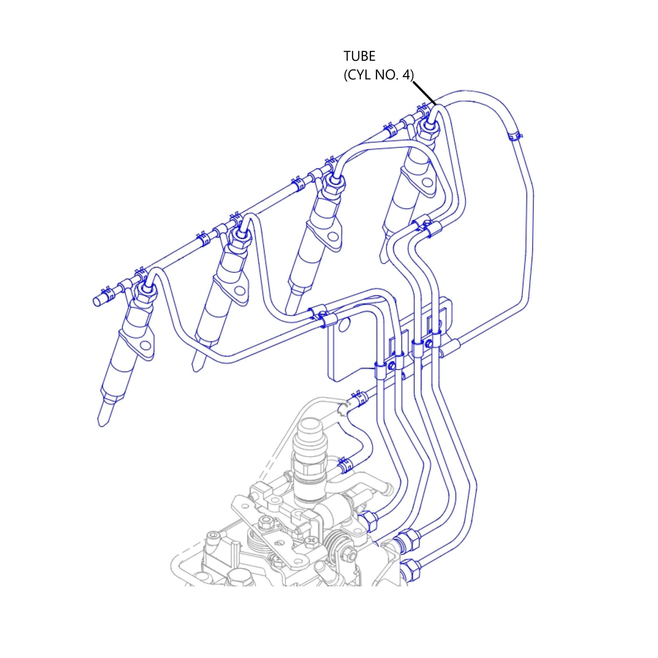 Трубка впрыска топлива