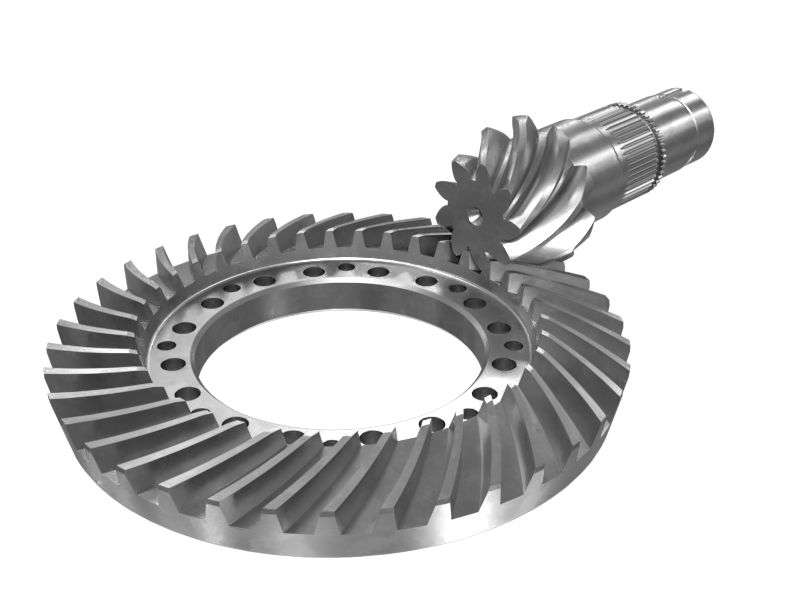 505-0488: Стальное спиральное коническое зубчатое колесо с 38 зубьями