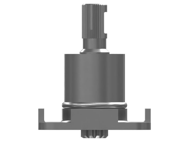 Рулевая колонка с прямыми зубьями