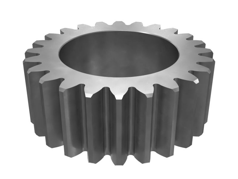 Цилиндрическое прямозубое колесо планетарной передачи с 24 зубьями