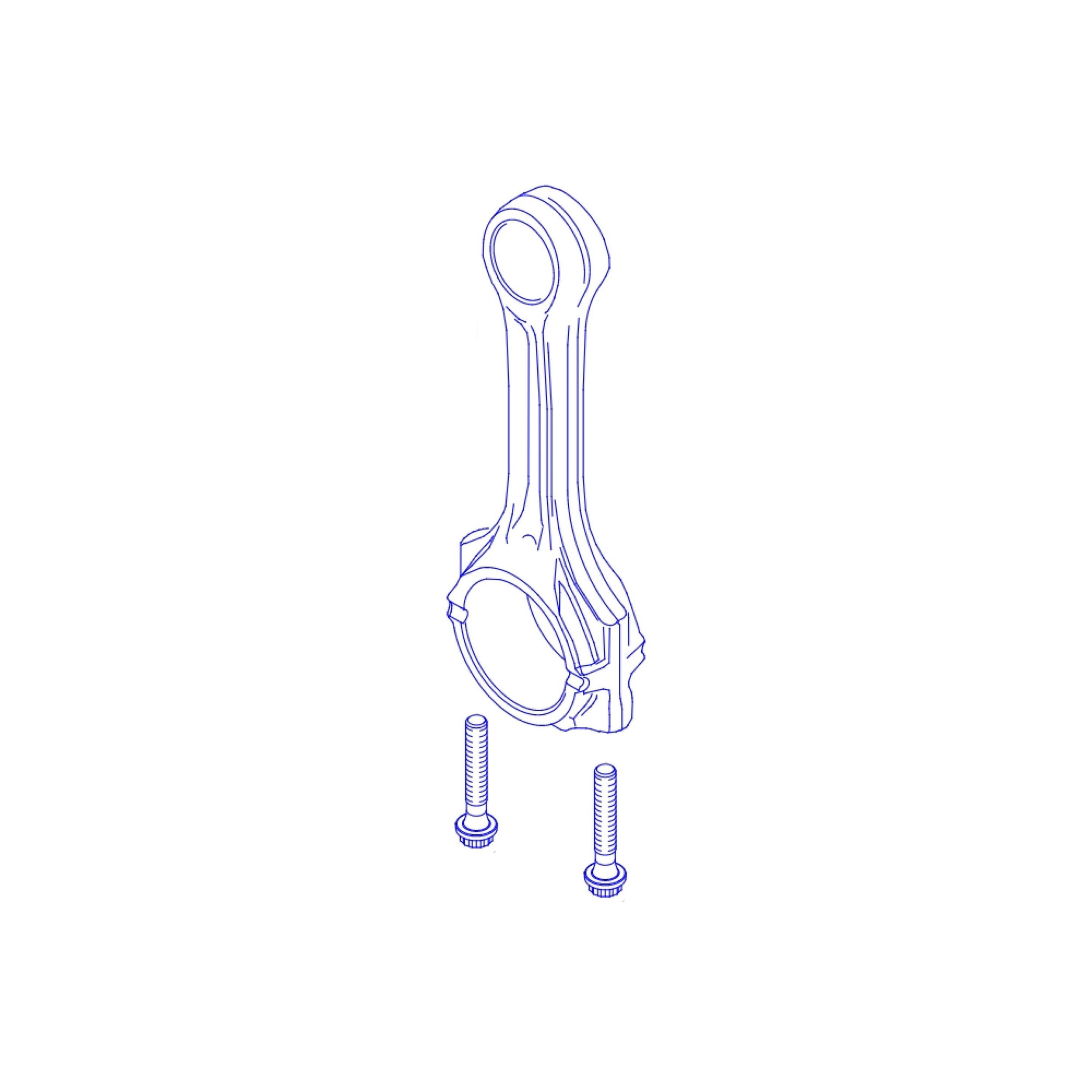 Шатун в сборе