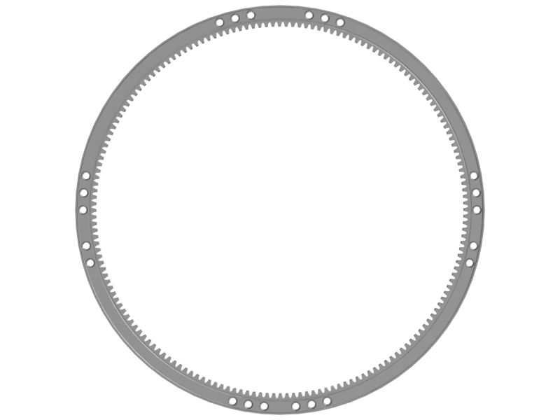 176 Зубчатый венец, внутреннее инволютное зубья шлица