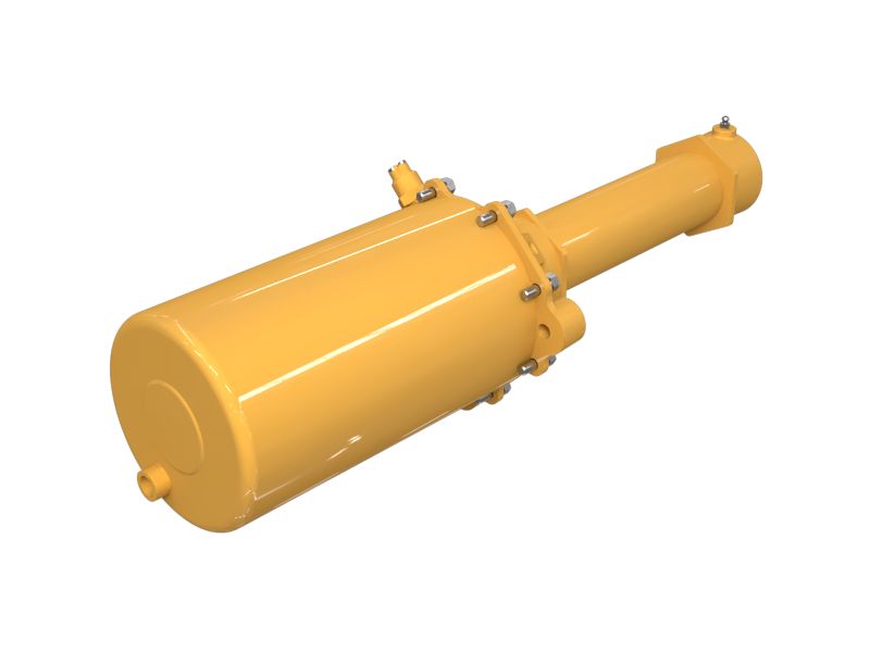 Пневмогидравлический цилиндр