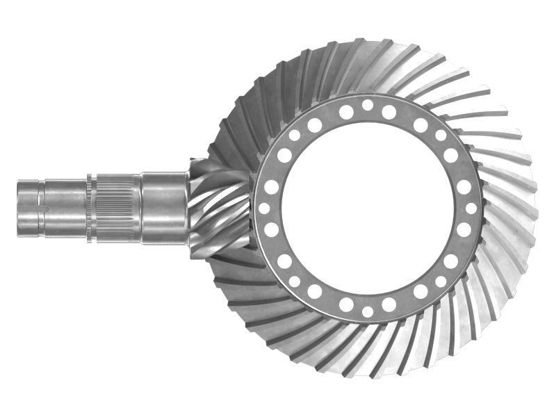 Стальное спиральное коническое зубчатое колесо с 38 зубьями
