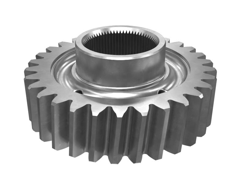 Редуктор отбора мощности с 30 внешними спиральными зубьями