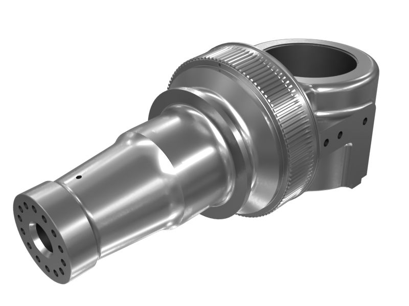 最終価格】RADIALL EARLY CATS　26.0 TREAL Aluminum 7075 Rear Axle Housing w Rear Hubs One Piece