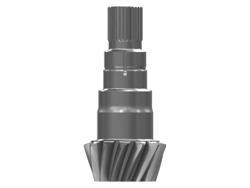 13 Спиральный, 57 Наружный шлицевой конический вал шестерни