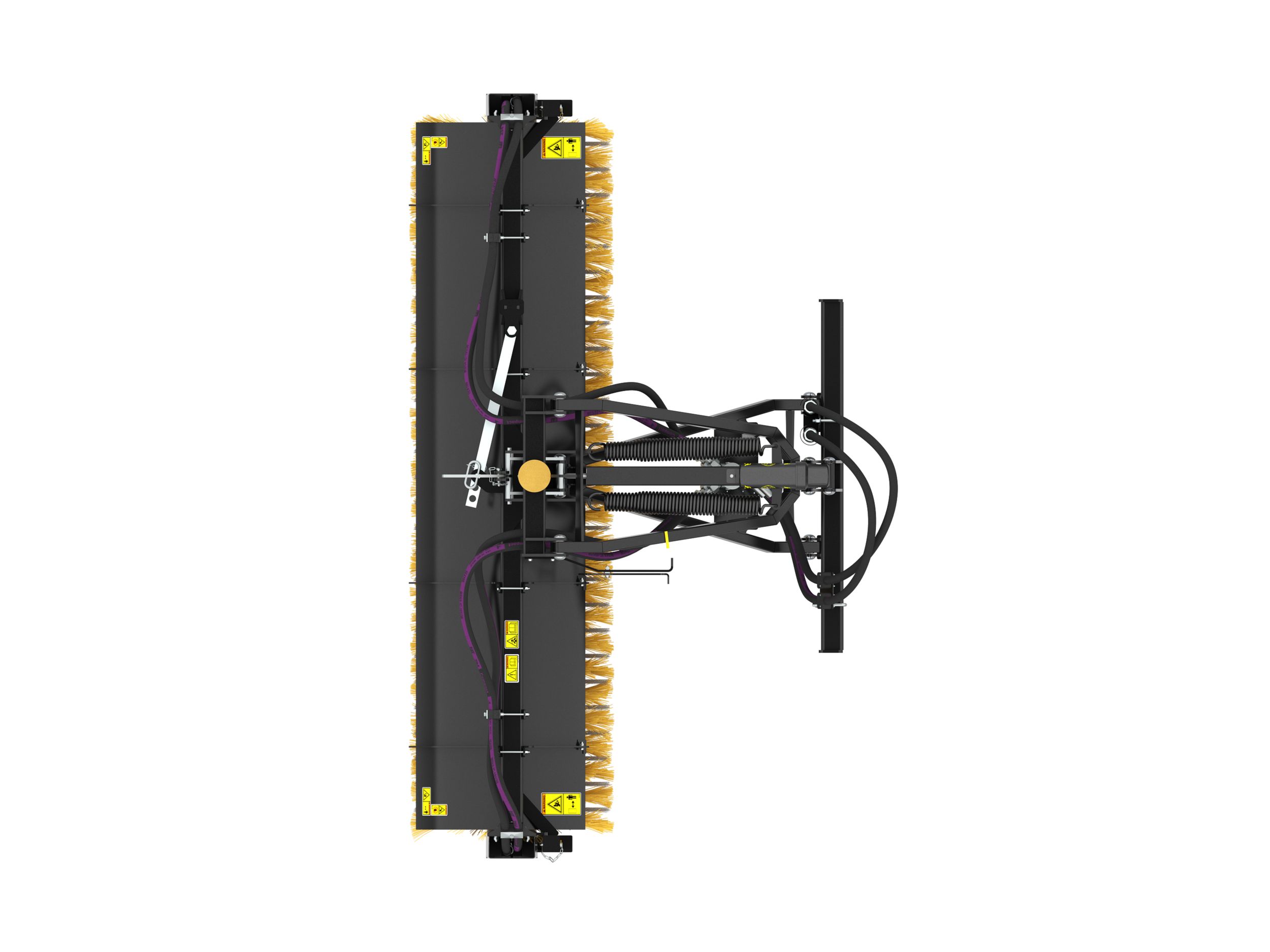 Щетка с ручной регулировкой BA25, полипропилен/проволока