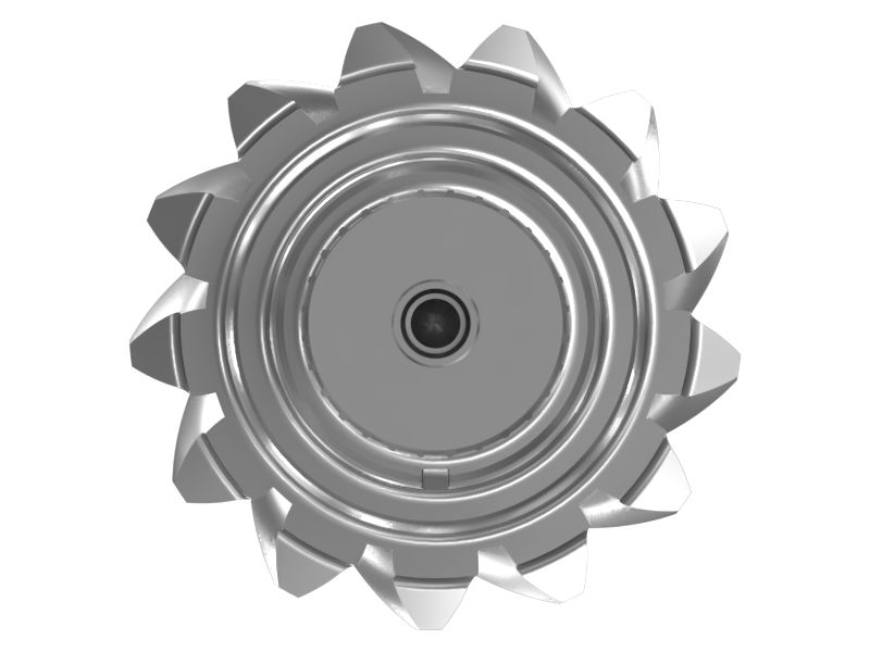 13 Спиральный, 57 Наружный шлицевой конический вал шестерни