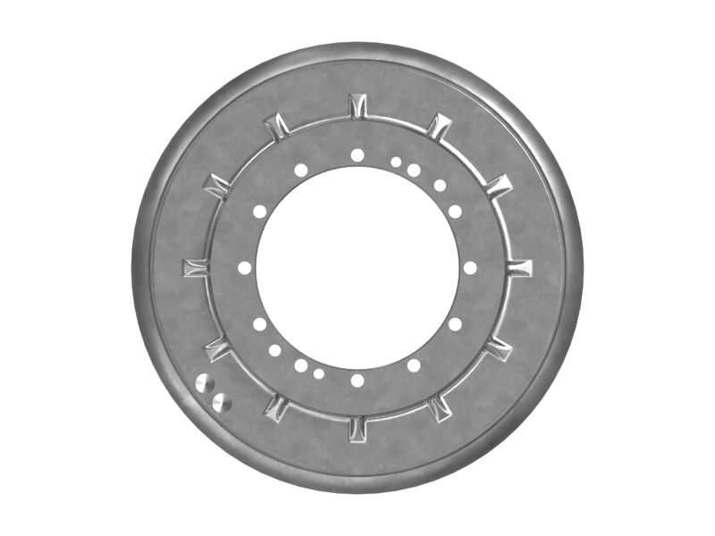 Рабочее колесо гидротрансформатора с 31 лопастью