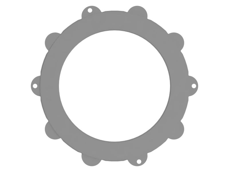 Демпфер пластины рабочего тормоза