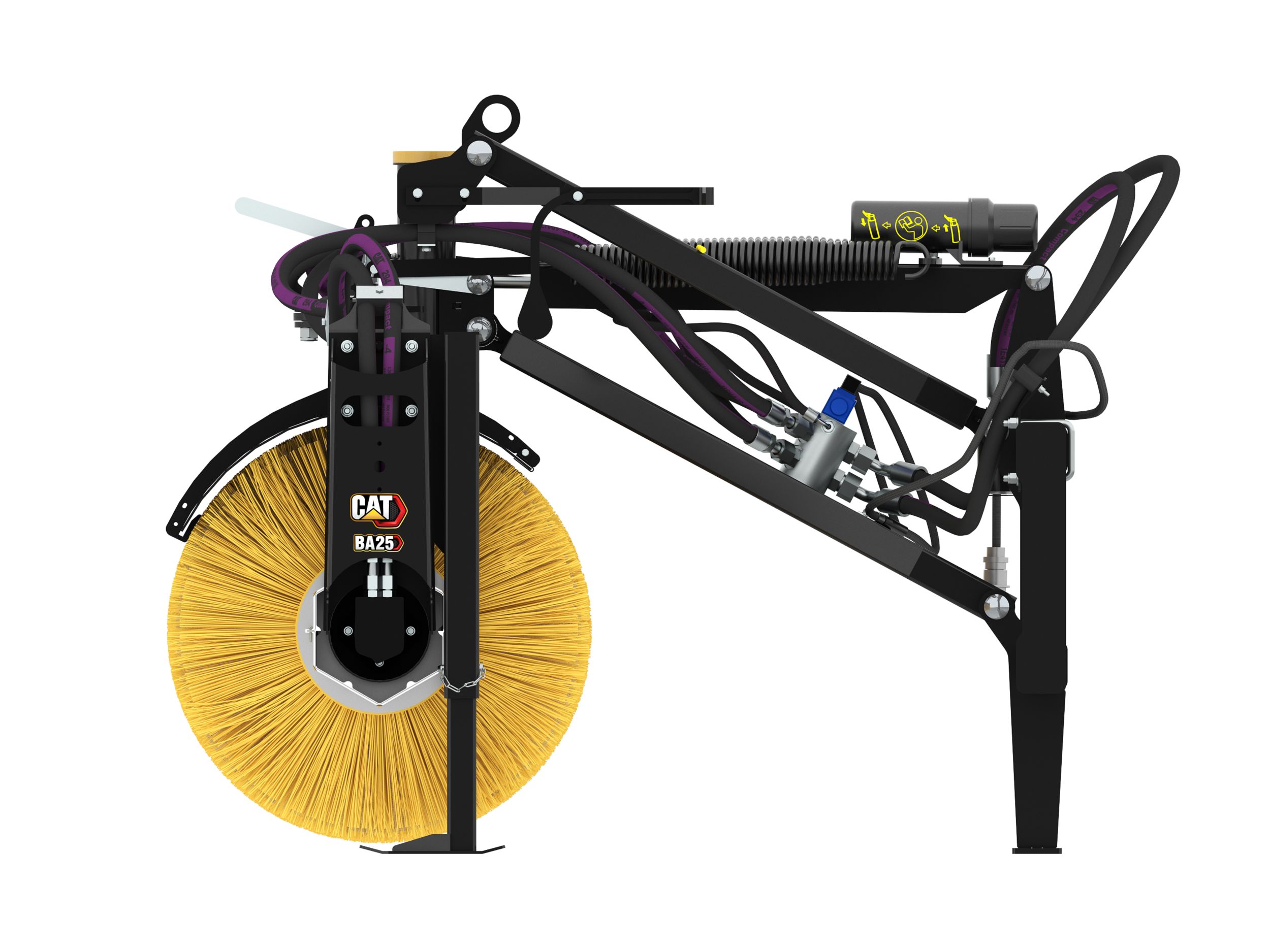 BA25 Hydraulic, 12V, Polypropylene/Wire 