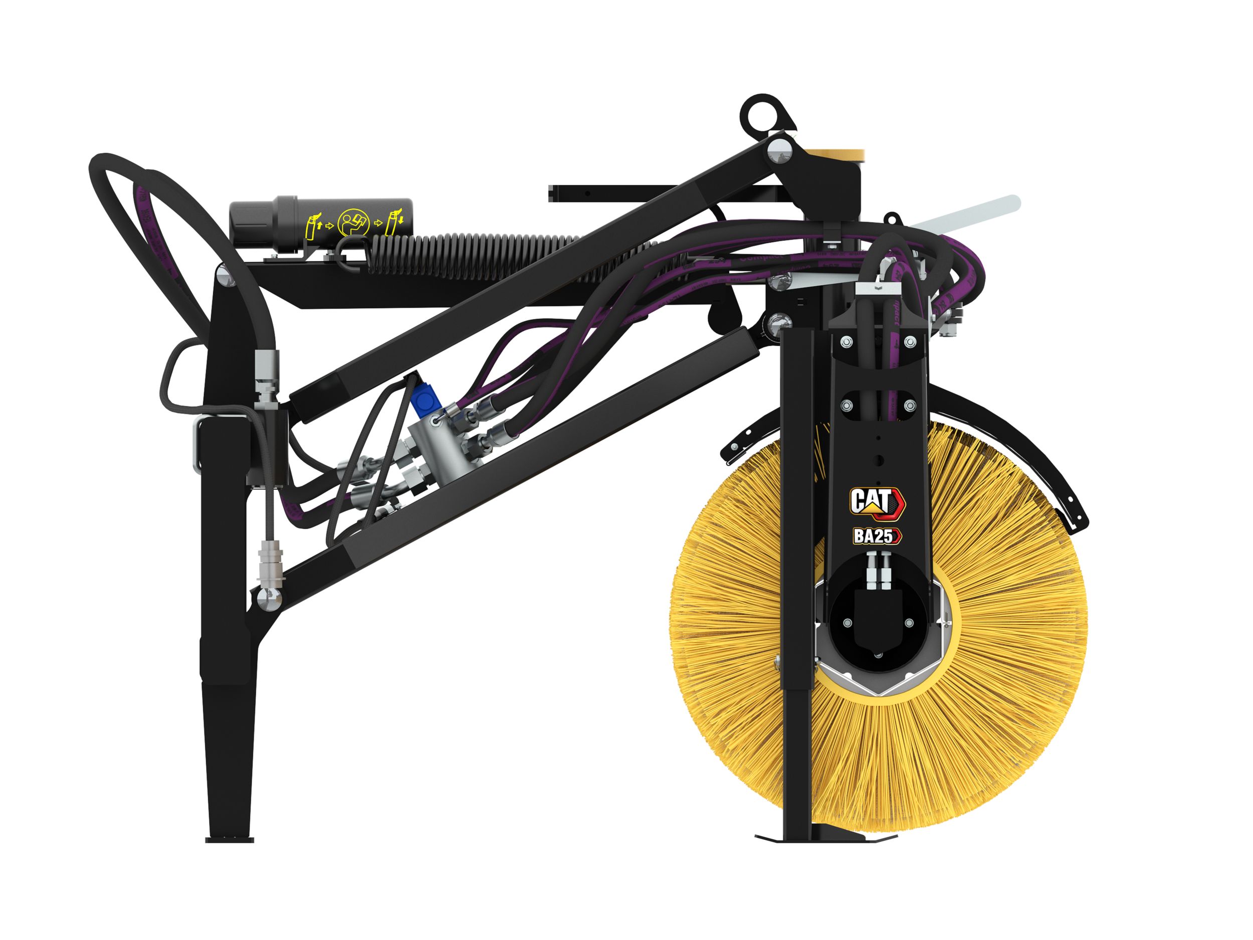 BA25 Hydraulic, 12V, Polypropylene/Wire 