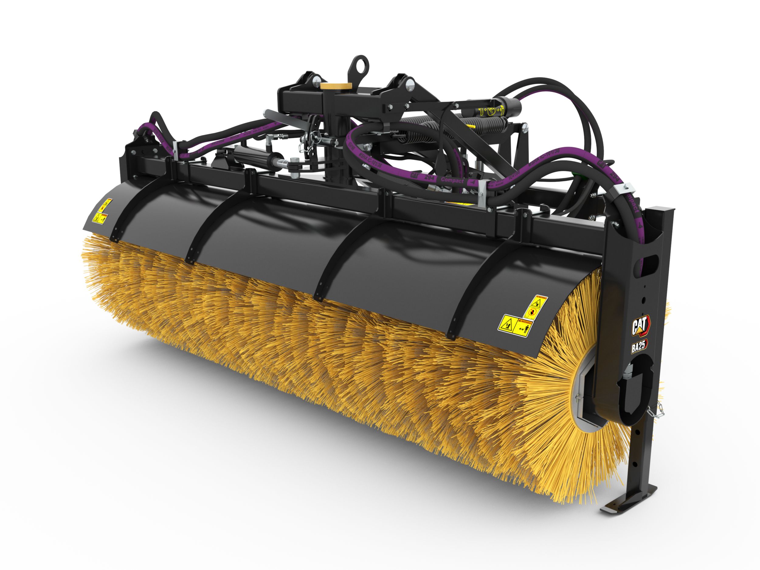 Гидравлическая щетка BA25, 24 В, полипропилен/проволока