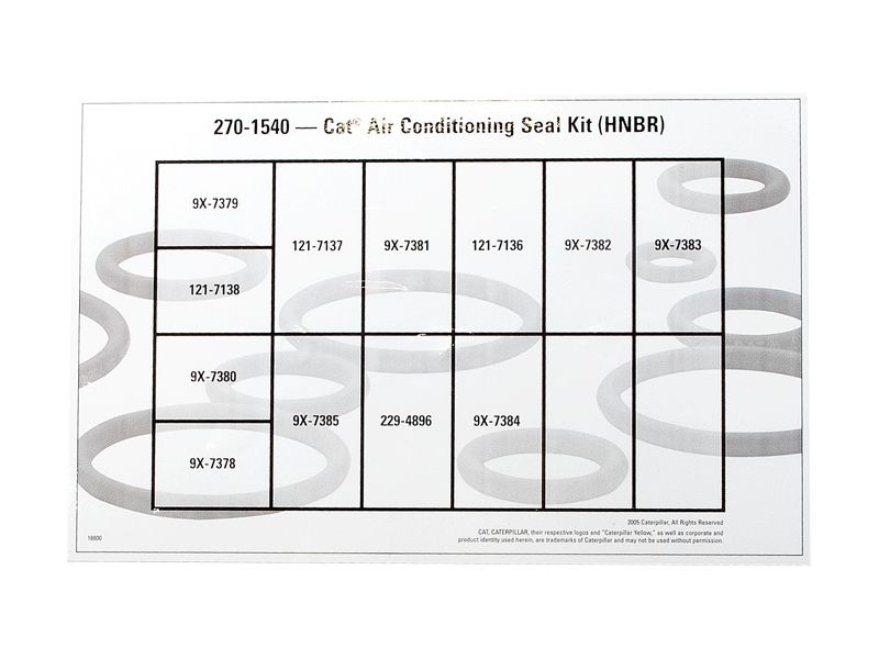 270-1533 Kit de joints toriques Caterpillar