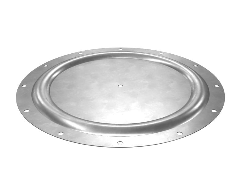 Плоская диафрагма с выемкой